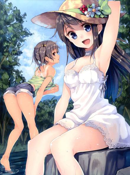 感觉温暖的动漫美女-012