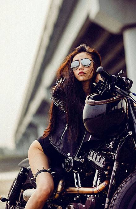 90后美女老师许多语儿帅气写真图片写真（9）