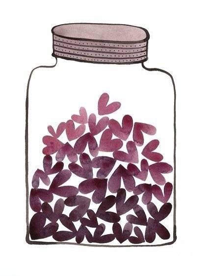 玻璃瓶子插画图片