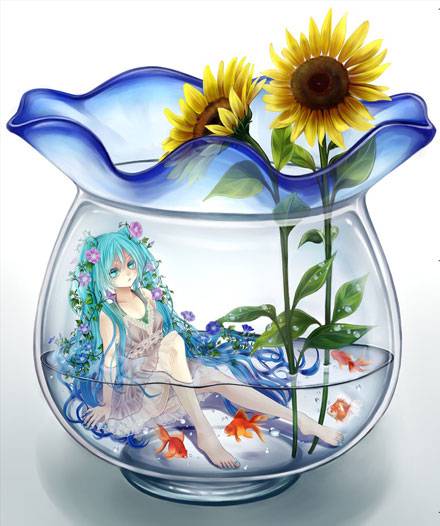 二次元鱼缸中的美少女美图赏（13）