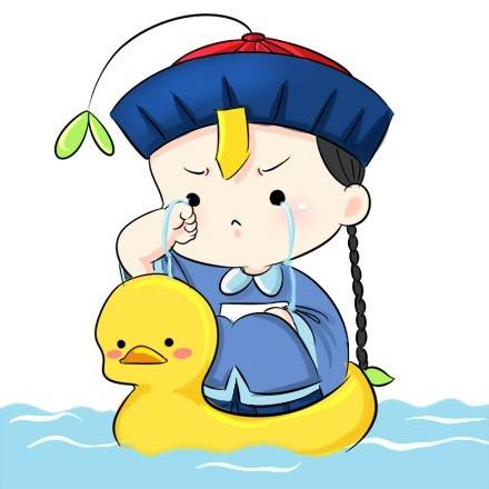 清朝小僵尸的手绘卡通头像图片