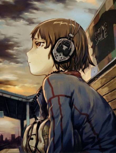 二次元耳机美男图片(14)