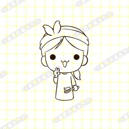 画一位娇滴滴萌萌哒的卡通女生的简笔画教程