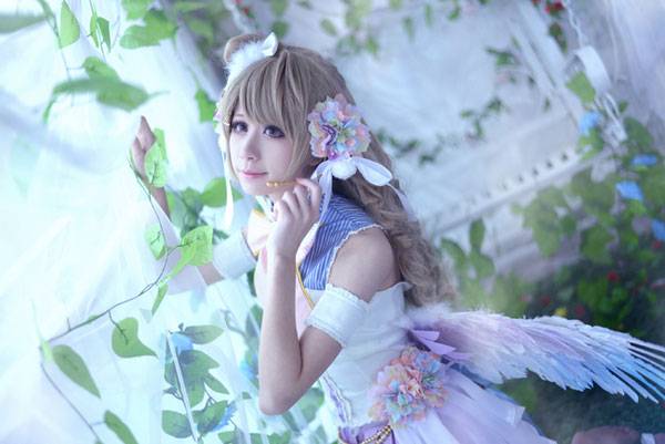 甜美萌妹南小鸟白色情人节COS（9）