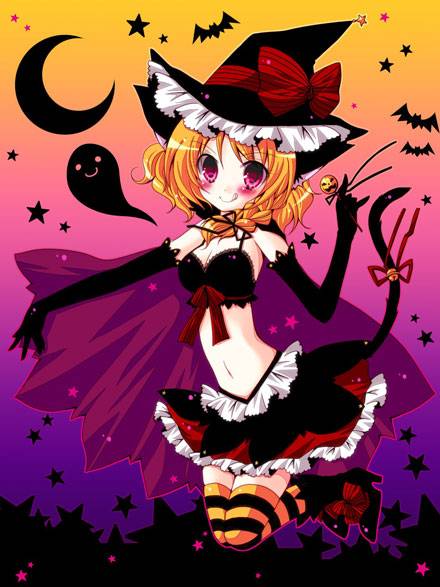 二次元万圣节美少女图集(4)
