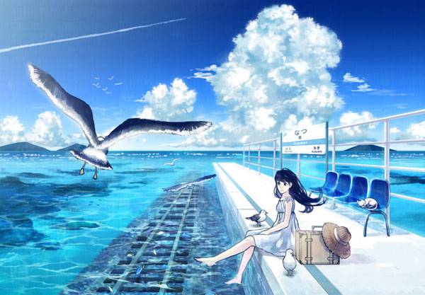 铁道动漫美少女美图赏析（13）