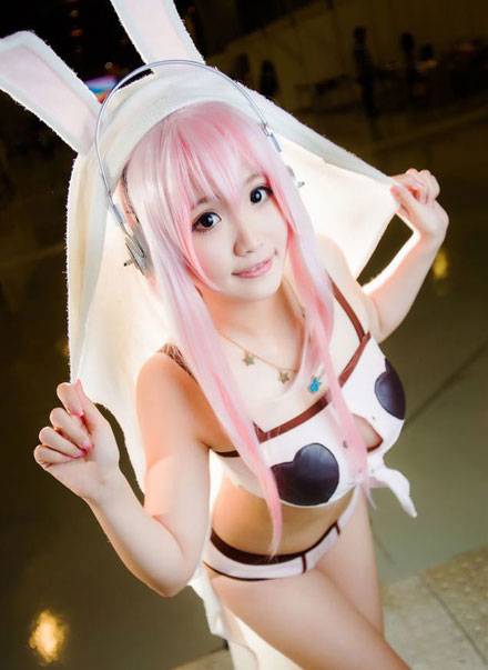广州漫展萌妹索尼子精美COS（2）