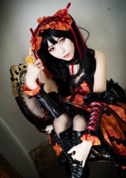 螺旋猫dolljj双色瞳萝莉时崎狂三cos（5）