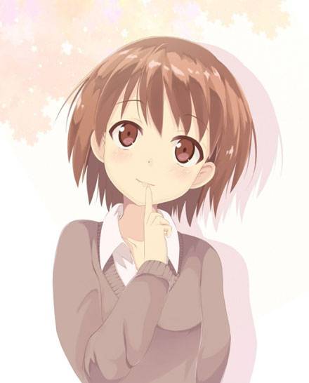 二次元短发清纯美少女图集(1)