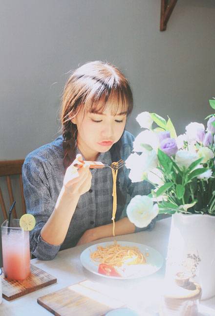 双马尾少女日系胶片写真（1）