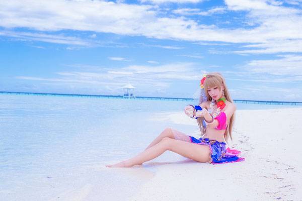 甜美萌妹COS南小鸟夏威夷觉醒（10）