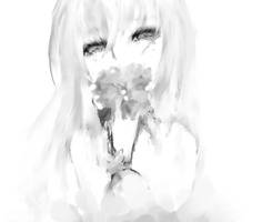 由插画剪裁来的唯美二次元风男生女生头像图片