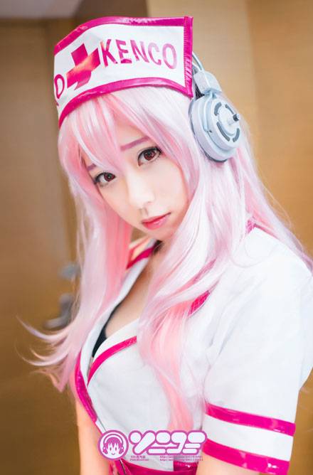 索尼子护士装黑丝福利COS（9）