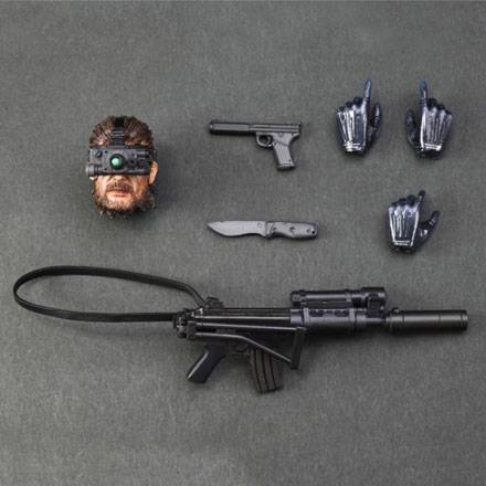 《合金装备5：零点地带》斯内克逼真手办(1)