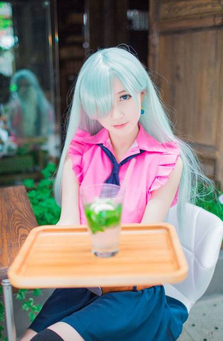 甜美萌妹《七原罪》伊丽莎白COS（4）