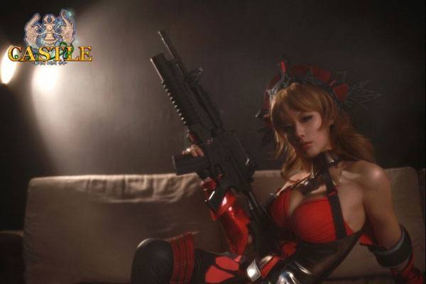 螺旋猫Tasha最新爆乳装福利Cos（6）