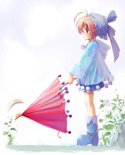 二次元打伞美少女合集(11)