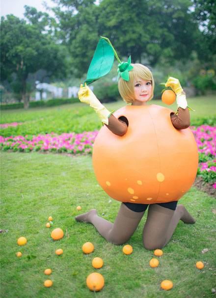 清纯萌妹小泉花阳可爱COS(5)