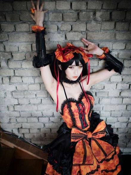 螺旋猫dolljj双色瞳萝莉时崎狂三cos（2）