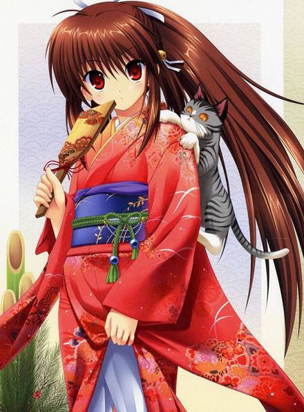 二次元单马尾美少女美图赏（8）