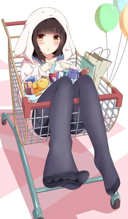 二次元黑丝美女-01