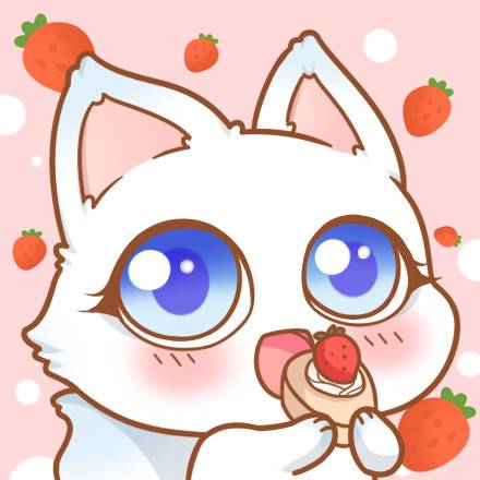 郭斯特原创的小狐狸与小和尚萌哒哒卡通头像