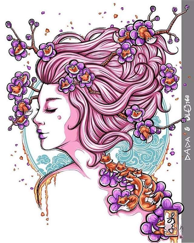 《迪士尼公主半颜艺术画》细緻的色铅笔表现出不一样的插图 - 图片3