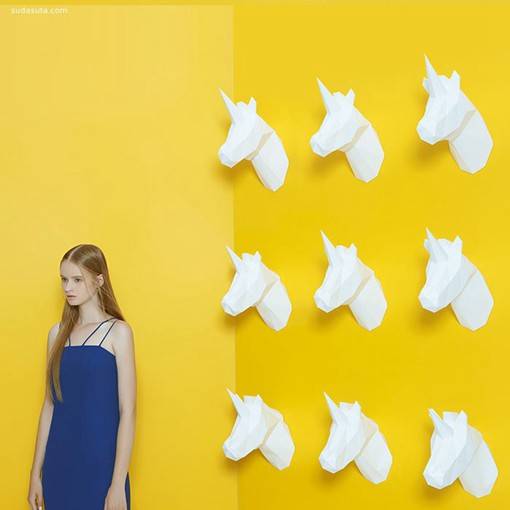 韩国PAPA的立体动物纸艺雕塑设计作品