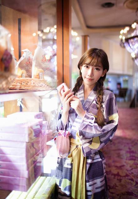 甜美嫩模陈潇日系浴衣图片写真（6）