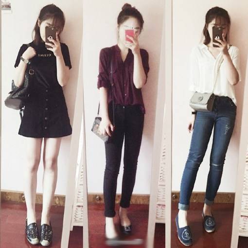 适合日常的女装穿衣搭配模版图片