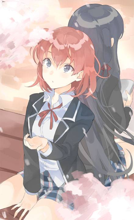 动漫美少女由比滨结衣美图赏二（）