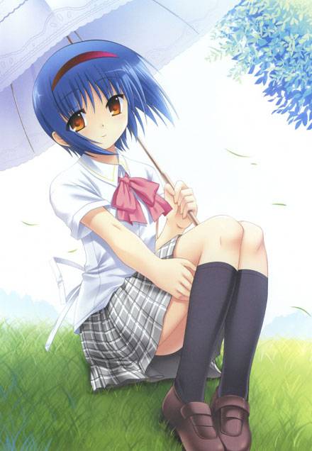 二次元打伞美少女精美图集（12）