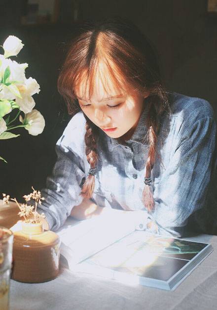 双马尾少女日系胶片写真（2）