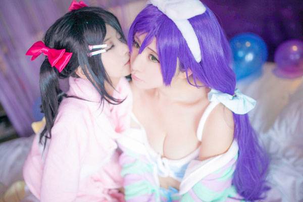 东条希&矢泽妮可睡衣福利COS（5）