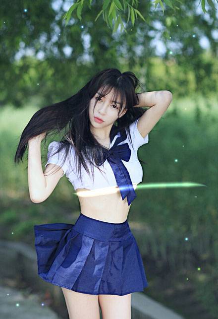 武汉纺大校花周文羽神似angelababy(9)