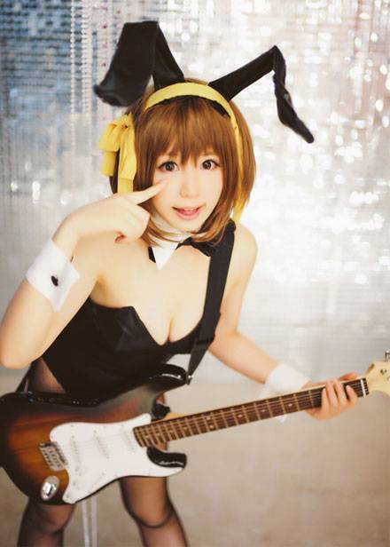 凉宫春日兔女郎黑丝福利COS（6）