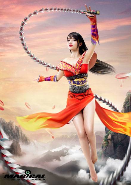 歪歪李玲《秦时明月》赤练爆乳COS（7）