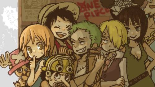 萌萌的热血海贼王动漫卡通图片