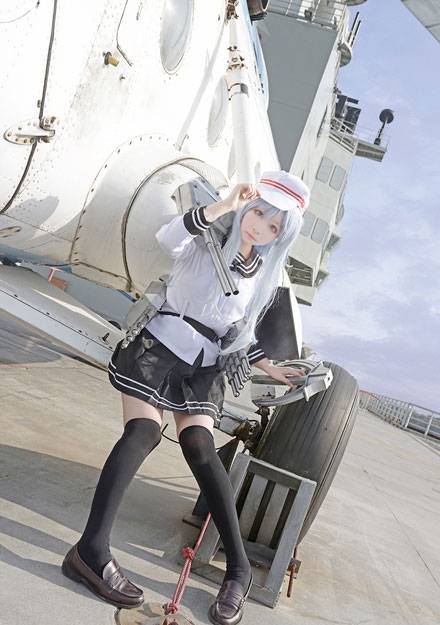 清纯萌妹舰娘舰娘伊达COS（1）