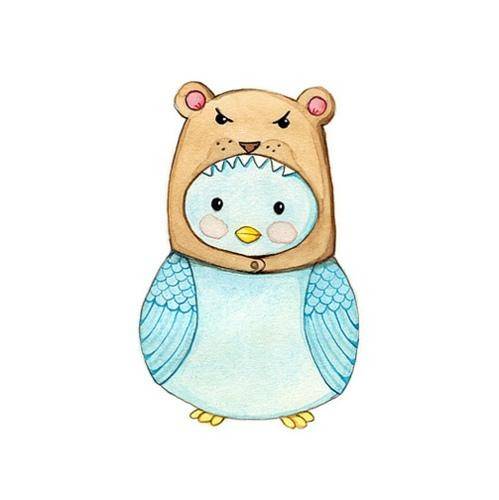 可爱文艺的小清新卡通女生头像