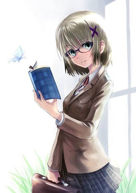 二次元短发清纯美少女图集(6)