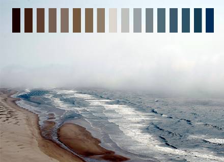 大自然告诉你哪些是舒服的配色方案