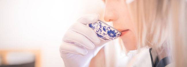 清纯软妹春日野穹白丝旗袍COS（11）