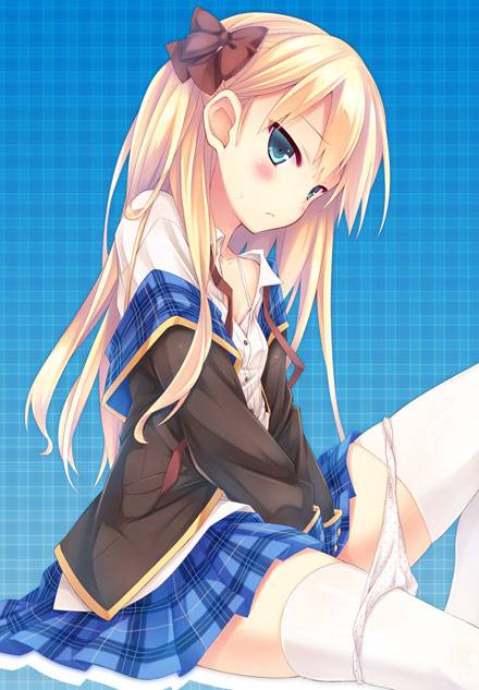 二次元格子裙美少女美图赏（7）