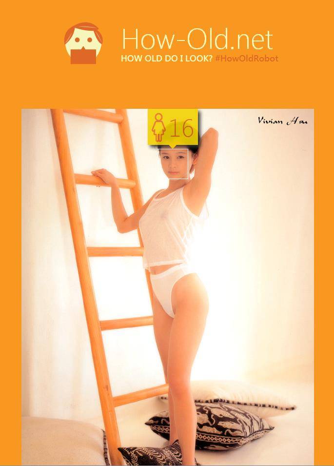 微软开的黄色网站：看照片测年龄的how old.net