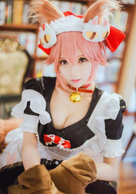 甜美萌妹COS《Fate》玉藻猫（3）