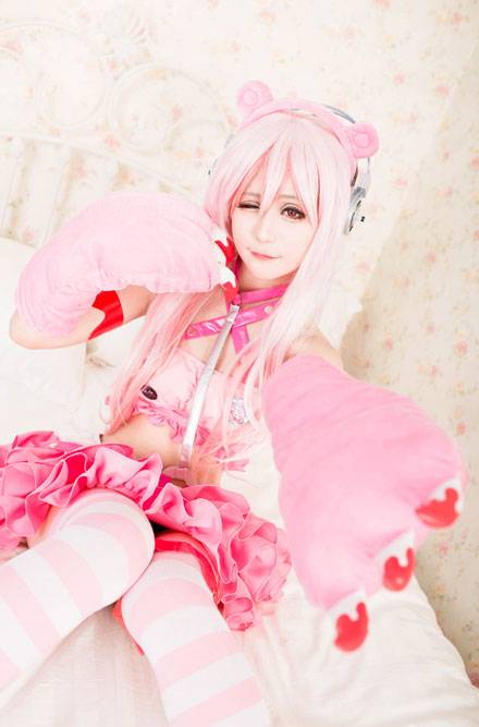 清纯软妹超级索尼子甜美COS（2）