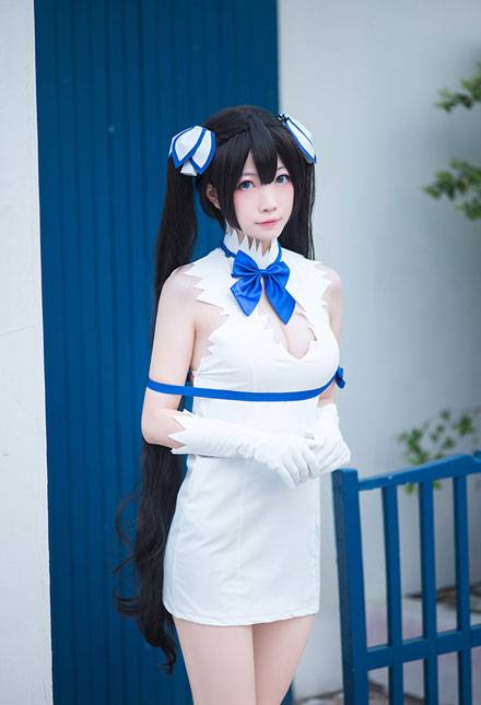 清纯萌妹巨乳萝莉赫斯缇雅COS（6）