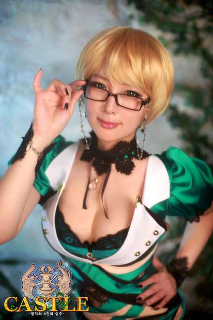 螺旋猫Tasha最新黑丝眼镜娘Cos（）