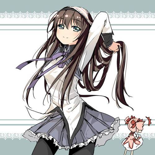 二次元头顶胖次美少女图赏(11)